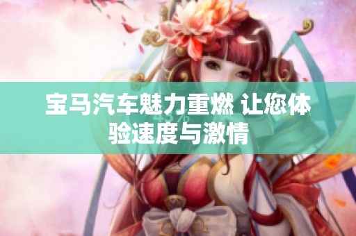 宝马汽车魅力重燃 让您体验速度与激情