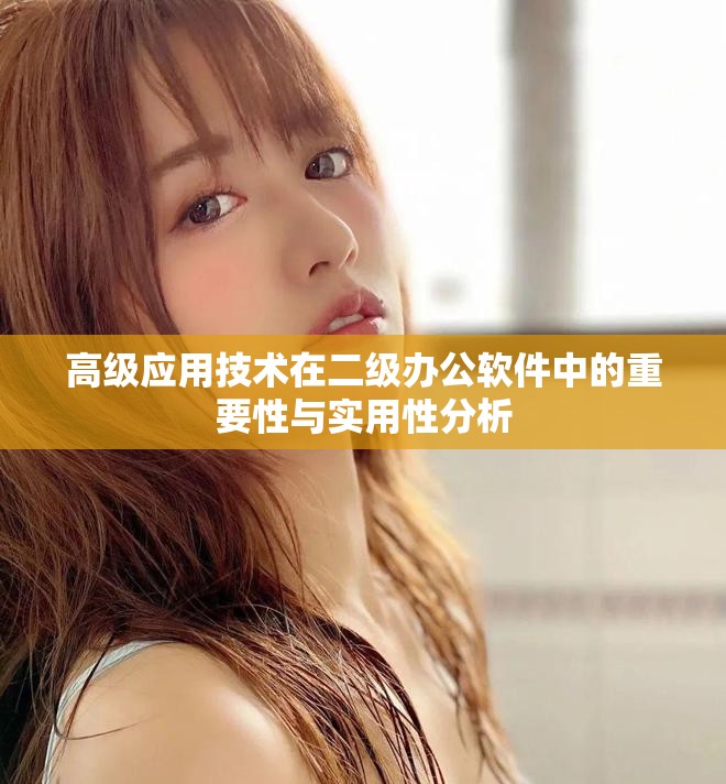 高级应用技术在二级办公软件中的重要性与实用性分析