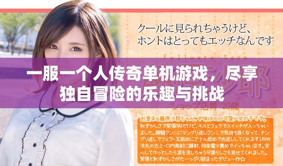 一服一个人传奇单机游戏，尽享独自冒险的乐趣与挑战