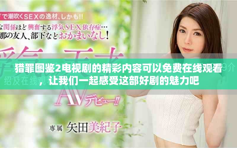 猎罪图鉴2电视剧的精彩内容可以免费在线观看，让我们一起感受这部好剧的魅力吧