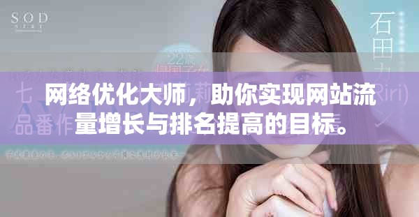 网络优化大师，助你实现网站流量增长与排名提高的目标。
