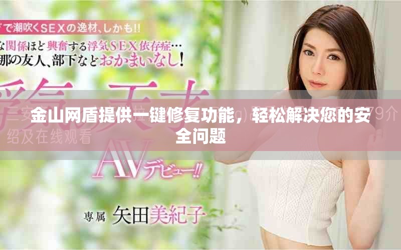 金山网盾提供一键修复功能，轻松解决您的安全问题