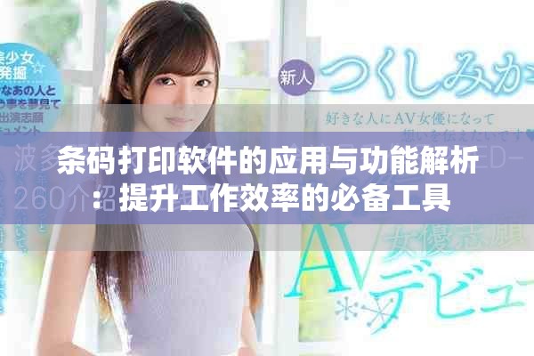 条码打印软件的应用与功能解析：提升工作效率的必备工具