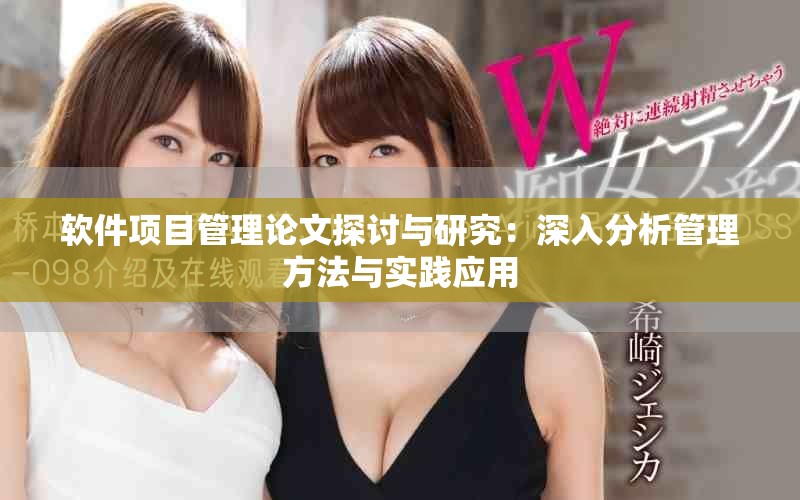 软件项目管理论文探讨与研究：深入分析管理方法与实践应用