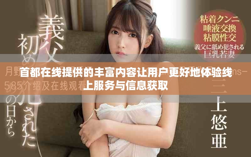 首都在线提供的丰富内容让用户更好地体验线上服务与信息获取