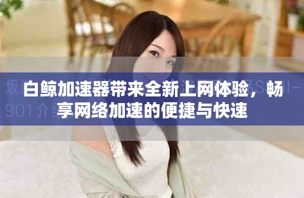 白鲸加速器带来全新上网体验，畅享网络加速的便捷与快速