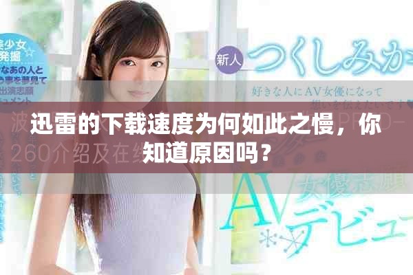 迅雷的下载速度为何如此之慢，你知道原因吗？
