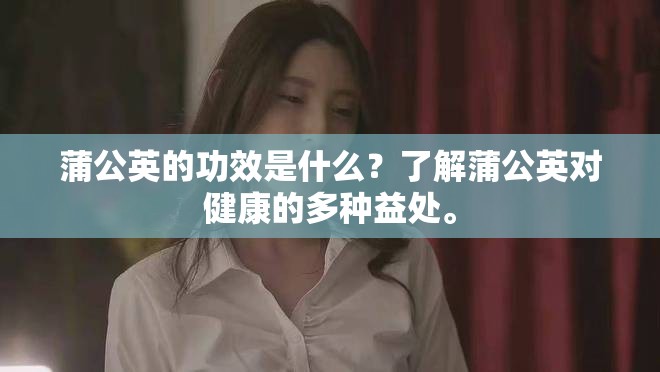 蒲公英的功效是什么？了解蒲公英对健康的多种益处。