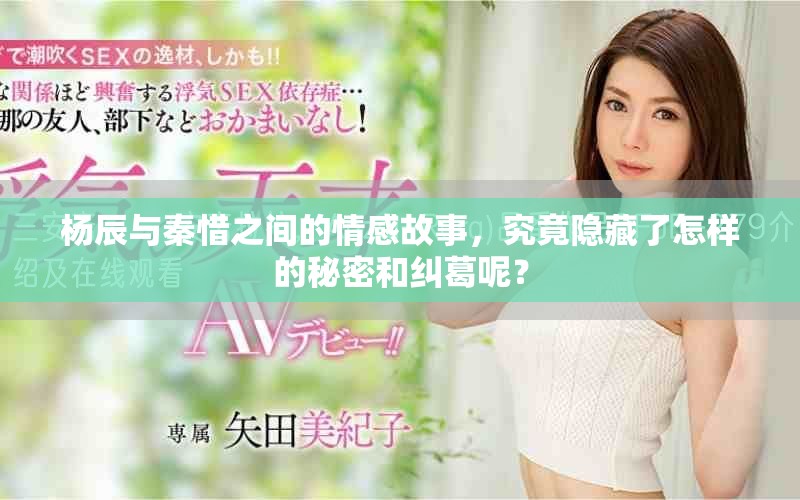 杨辰与秦惜之间的情感故事，究竟隐藏了怎样的秘密和纠葛呢？