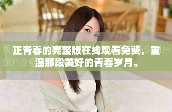 正青春的完整版在线观看免费，重温那段美好的青春岁月。