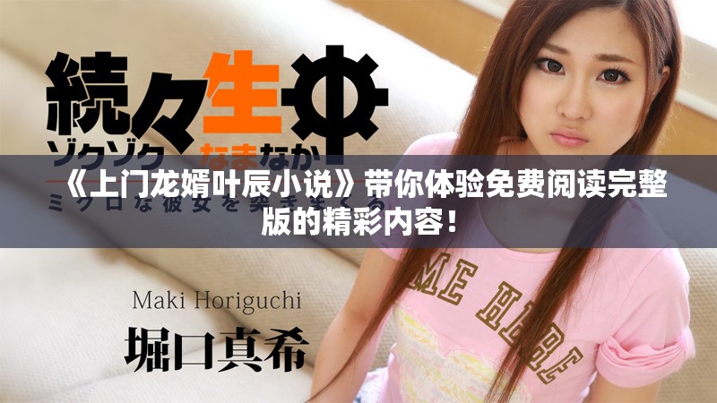 《上门龙婿叶辰小说》带你体验免费阅读完整版的精彩内容！