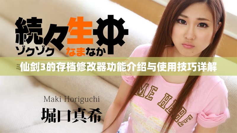 仙剑3的存档修改器功能介绍与使用技巧详解